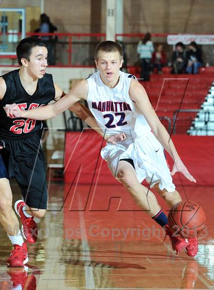 Thumbnail 2 in Manhattan vs. Blue Valley West (McPherson Invitational 1st Round) photogallery.
