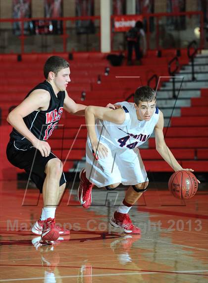 Thumbnail 1 in Manhattan vs. Blue Valley West (McPherson Invitational 1st Round) photogallery.