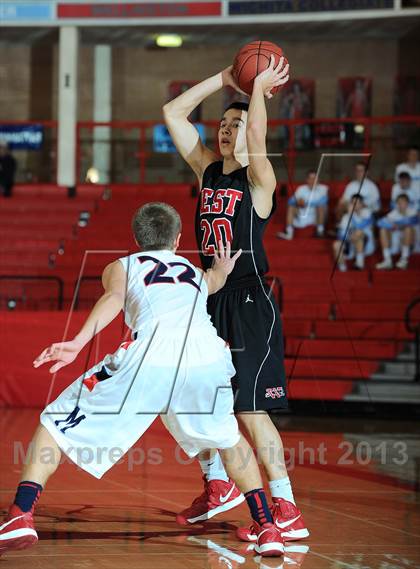 Thumbnail 1 in Manhattan vs. Blue Valley West (McPherson Invitational 1st Round) photogallery.