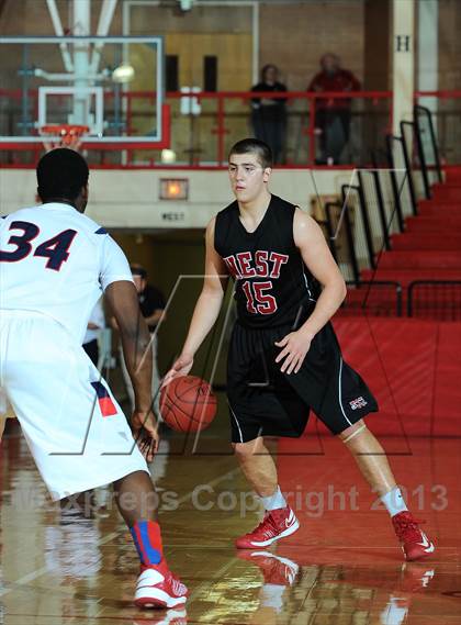 Thumbnail 3 in Manhattan vs. Blue Valley West (McPherson Invitational 1st Round) photogallery.