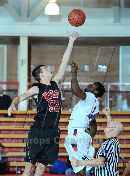 Thumbnail 2 in Manhattan vs. Blue Valley West (McPherson Invitational 1st Round) photogallery.