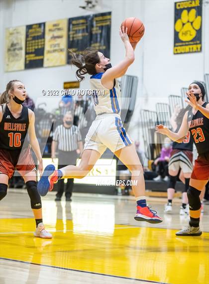 Thumbnail 1 in Livonia vs. Wellsville (NYSPHSAA Section 5 Class B2 Semifinal Playoff) photogallery.