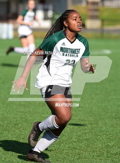 Thumbnail 2 in Northwest Catholic vs. Holy Cross (CIAC Class S Final) photogallery.