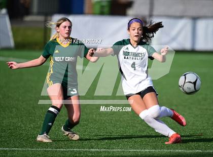 Thumbnail 3 in Northwest Catholic vs. Holy Cross (CIAC Class S Final) photogallery.