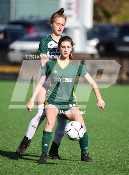Thumbnail 2 in Northwest Catholic vs. Holy Cross (CIAC Class S Final) photogallery.