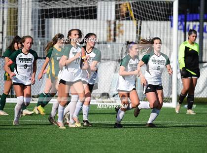 Thumbnail 3 in Northwest Catholic vs. Holy Cross (CIAC Class S Final) photogallery.