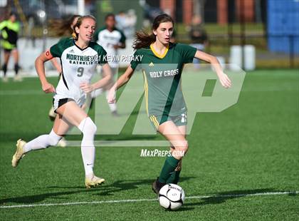 Thumbnail 1 in Northwest Catholic vs. Holy Cross (CIAC Class S Final) photogallery.