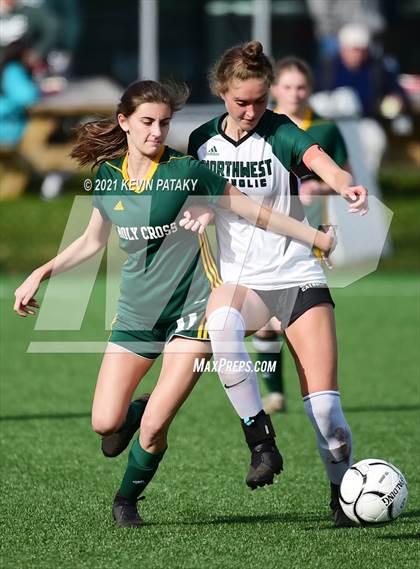 Thumbnail 1 in Northwest Catholic vs. Holy Cross (CIAC Class S Final) photogallery.