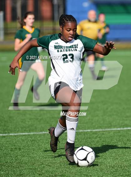 Thumbnail 2 in Northwest Catholic vs. Holy Cross (CIAC Class S Final) photogallery.