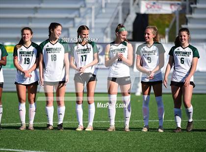 Thumbnail 2 in Northwest Catholic vs. Holy Cross (CIAC Class S Final) photogallery.