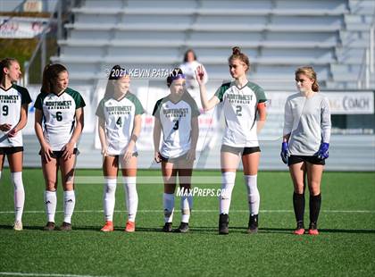 Thumbnail 2 in Northwest Catholic vs. Holy Cross (CIAC Class S Final) photogallery.