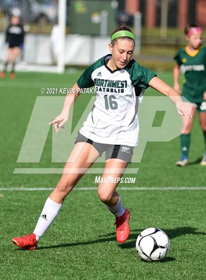 Thumbnail 3 in Northwest Catholic vs. Holy Cross (CIAC Class S Final) photogallery.
