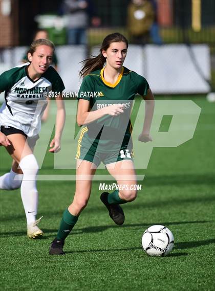 Thumbnail 1 in Northwest Catholic vs. Holy Cross (CIAC Class S Final) photogallery.