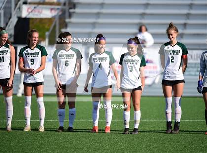 Thumbnail 3 in Northwest Catholic vs. Holy Cross (CIAC Class S Final) photogallery.