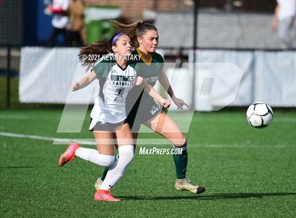 Thumbnail 3 in Northwest Catholic vs. Holy Cross (CIAC Class S Final) photogallery.