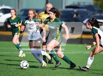 Thumbnail 3 in Northwest Catholic vs. Holy Cross (CIAC Class S Final) photogallery.