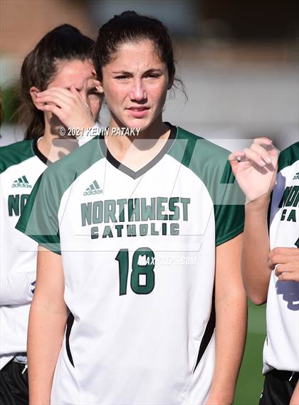 Thumbnail 3 in Northwest Catholic vs. Holy Cross (CIAC Class S Final) photogallery.
