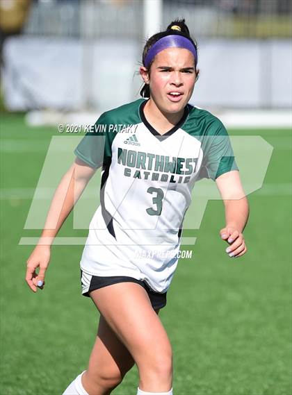 Thumbnail 3 in Northwest Catholic vs. Holy Cross (CIAC Class S Final) photogallery.
