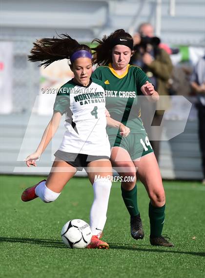 Thumbnail 1 in Northwest Catholic vs. Holy Cross (CIAC Class S Final) photogallery.