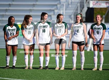 Thumbnail 3 in Northwest Catholic vs. Holy Cross (CIAC Class S Final) photogallery.