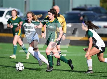 Thumbnail 1 in Northwest Catholic vs. Holy Cross (CIAC Class S Final) photogallery.