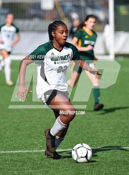 Thumbnail 1 in Northwest Catholic vs. Holy Cross (CIAC Class S Final) photogallery.