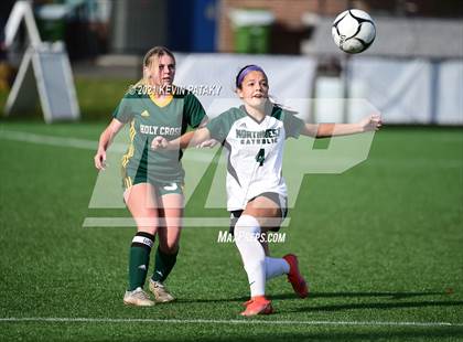 Thumbnail 2 in Northwest Catholic vs. Holy Cross (CIAC Class S Final) photogallery.