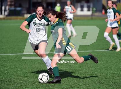 Thumbnail 1 in Northwest Catholic vs. Holy Cross (CIAC Class S Final) photogallery.