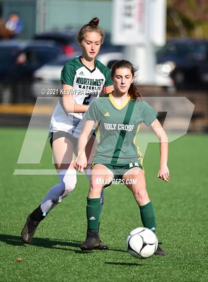 Thumbnail 1 in Northwest Catholic vs. Holy Cross (CIAC Class S Final) photogallery.