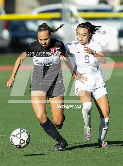 Thumbnail 2 in Centennial @ Flintridge Prep (CIF SoCal Regional D3 Semifinal) photogallery.