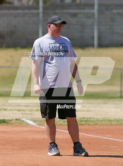 Thumbnail 2 in Moapa Valley vs White Pine (40th Annual Sherman Bennett Memorial Desert Winds Classic) photogallery.
