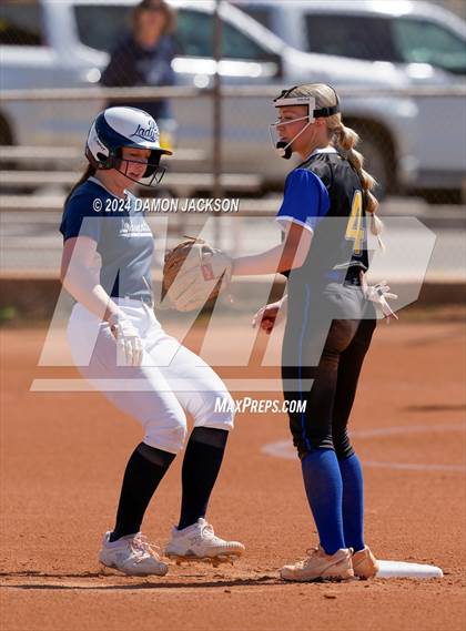 Thumbnail 1 in Moapa Valley vs White Pine (40th Annual Sherman Bennett Memorial Desert Winds Classic) photogallery.
