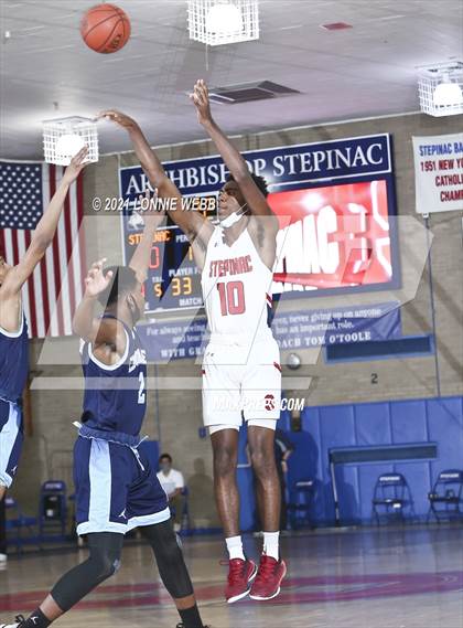 Thumbnail 3 in Monsignor Scanlan vs Archbishop Stepinac (CHSAA Spring Tournament) photogallery.