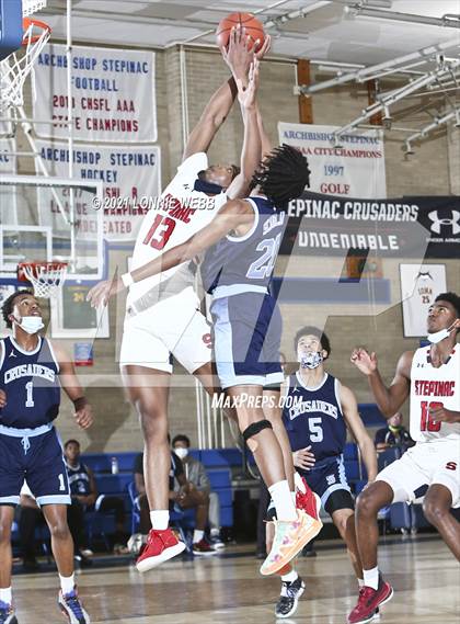 Thumbnail 2 in Monsignor Scanlan vs Archbishop Stepinac (CHSAA Spring Tournament) photogallery.