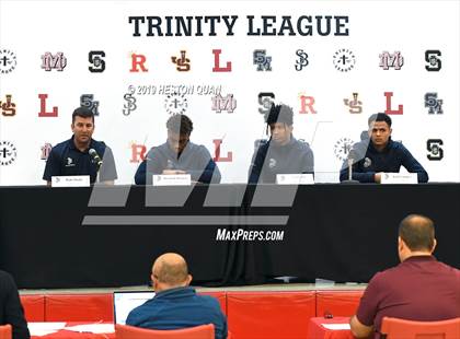 Thumbnail 1 in Trinity League Media Day - St. John Bosco photogallery.