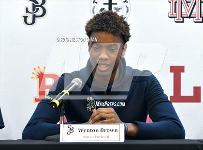 Thumbnail 2 in Trinity League Media Day - St. John Bosco photogallery.