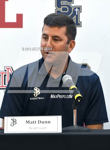 Thumbnail 2 in Trinity League Media Day - St. John Bosco photogallery.