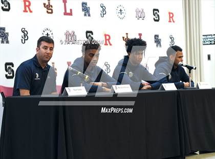 Thumbnail 3 in Trinity League Media Day - St. John Bosco photogallery.
