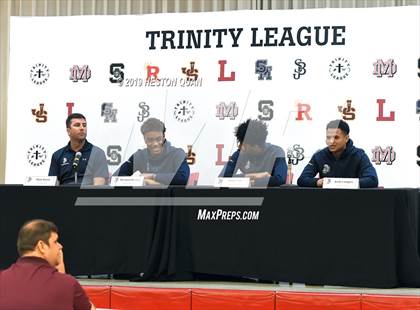Thumbnail 3 in Trinity League Media Day - St. John Bosco photogallery.
