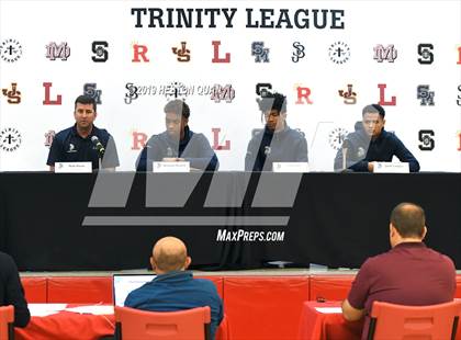 Thumbnail 2 in Trinity League Media Day - St. John Bosco photogallery.