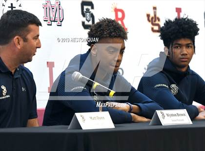 Thumbnail 2 in Trinity League Media Day - St. John Bosco photogallery.