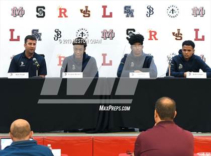 Thumbnail 2 in Trinity League Media Day - St. John Bosco photogallery.