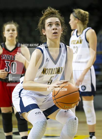 Thumbnail 1 in Ludlow vs Notre Dame Academy  photogallery.
