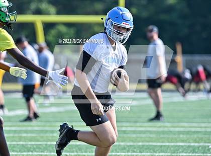 Thumbnail 3 in Cardinal Gibbons vs Piedmont (Montgomery Central 2nd Annual 7 on 7 Air Raid Classic) photogallery.