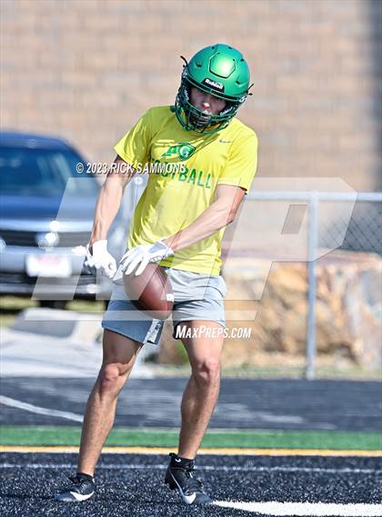Thumbnail 2 in Cardinal Gibbons vs Piedmont (Montgomery Central 2nd Annual 7 on 7 Air Raid Classic) photogallery.