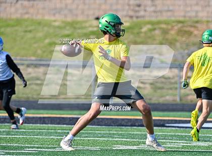 Thumbnail 1 in Cardinal Gibbons vs Piedmont (Montgomery Central 2nd Annual 7 on 7 Air Raid Classic) photogallery.