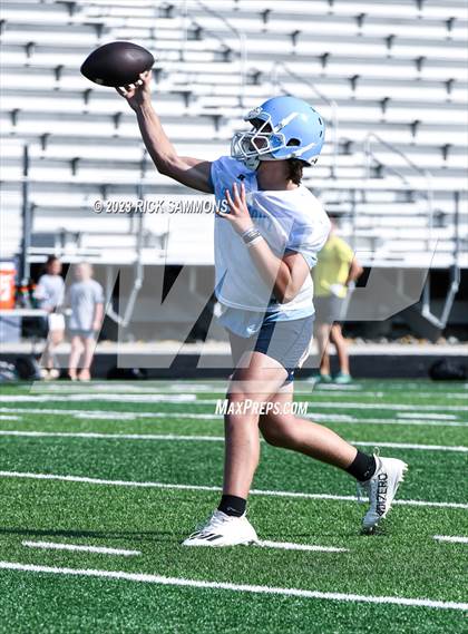 Thumbnail 1 in Cardinal Gibbons vs Piedmont (Montgomery Central 2nd Annual 7 on 7 Air Raid Classic) photogallery.