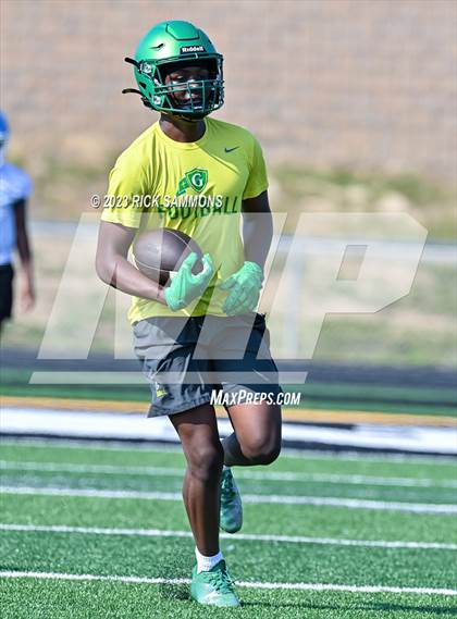 Thumbnail 1 in Cardinal Gibbons vs Piedmont (Montgomery Central 2nd Annual 7 on 7 Air Raid Classic) photogallery.