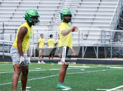 Thumbnail 1 in Cardinal Gibbons vs Piedmont (Montgomery Central 2nd Annual 7 on 7 Air Raid Classic) photogallery.