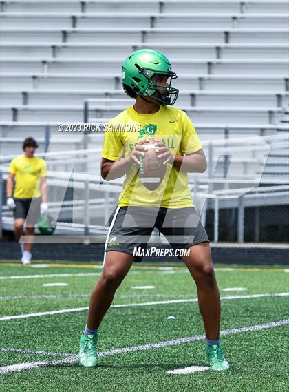 Thumbnail 3 in Cardinal Gibbons vs Piedmont (Montgomery Central 2nd Annual 7 on 7 Air Raid Classic) photogallery.